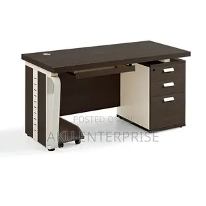 1.4m Modern Staff Computer Desk With Cabinet