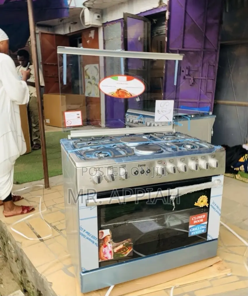 Lovely Design Ferre 4 Gas + 2 Electric Cooker(Oven Grill)Gray 