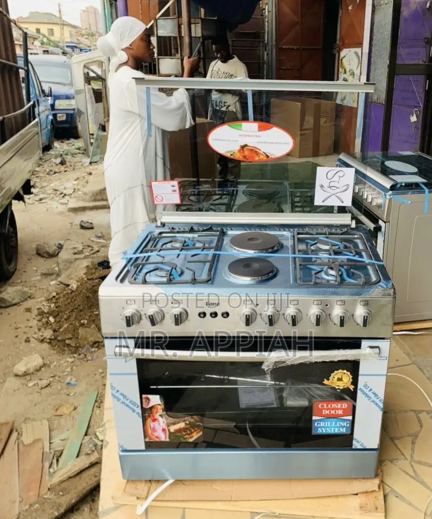 Lovely Design Ferre 4 Gas + 2 Electric Cooker(Oven Grill)Gray 