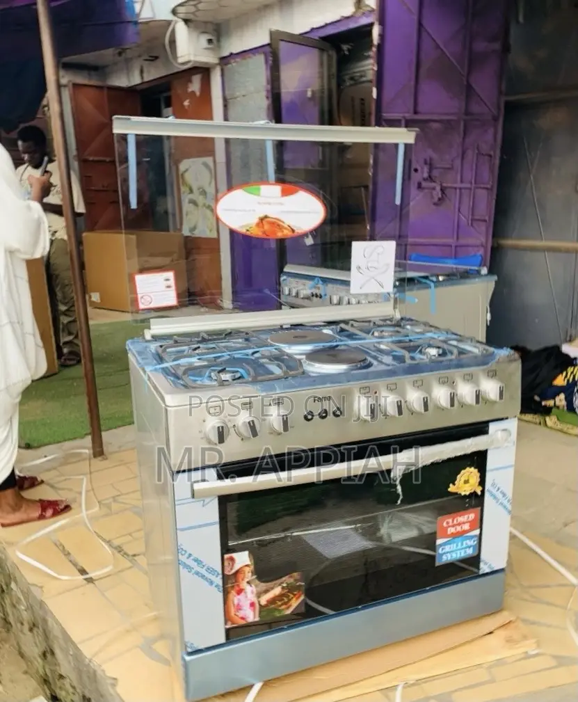 Buy Durable Ferre 60x90cn Glass Lid 4 Gas + 2 Electric Cooker 