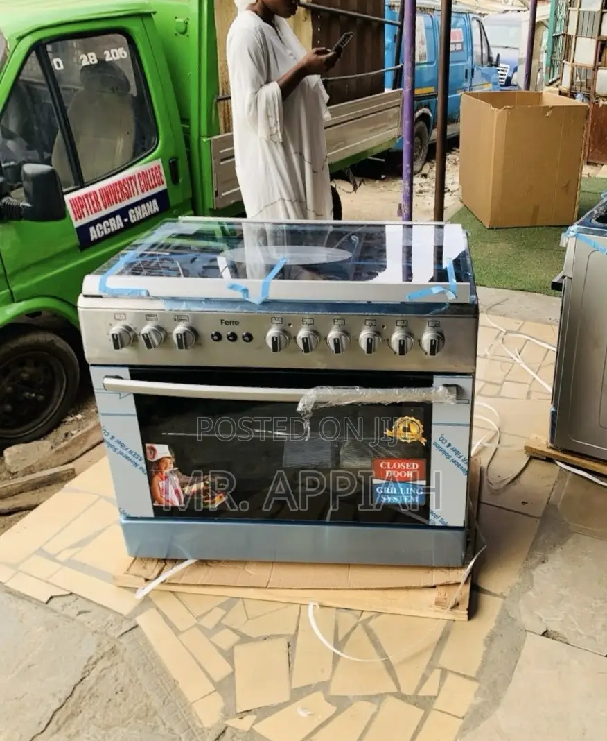 Buy Ferre 60x90cm Glass Lid 4 + 2 Electric Cooker(Oven Grill)