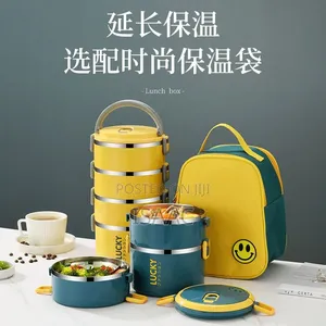 Insulated Stainless Steel Lunch Box Set