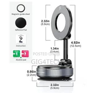 Vacuum Magnetic Suction Phone Mount 360