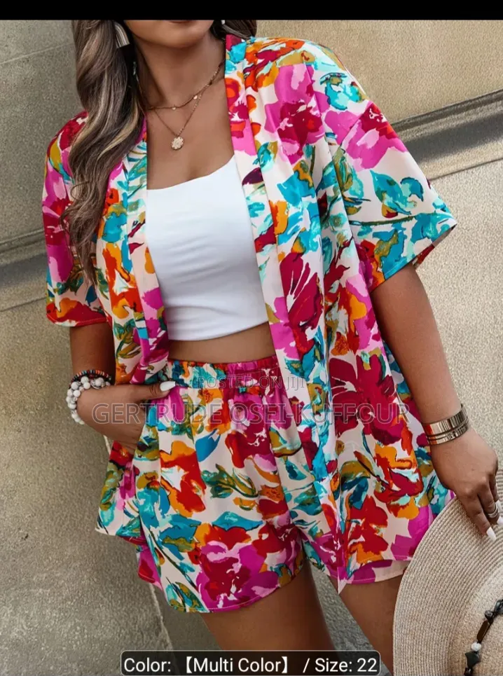 Ladies 2 PCS Shorts and Top