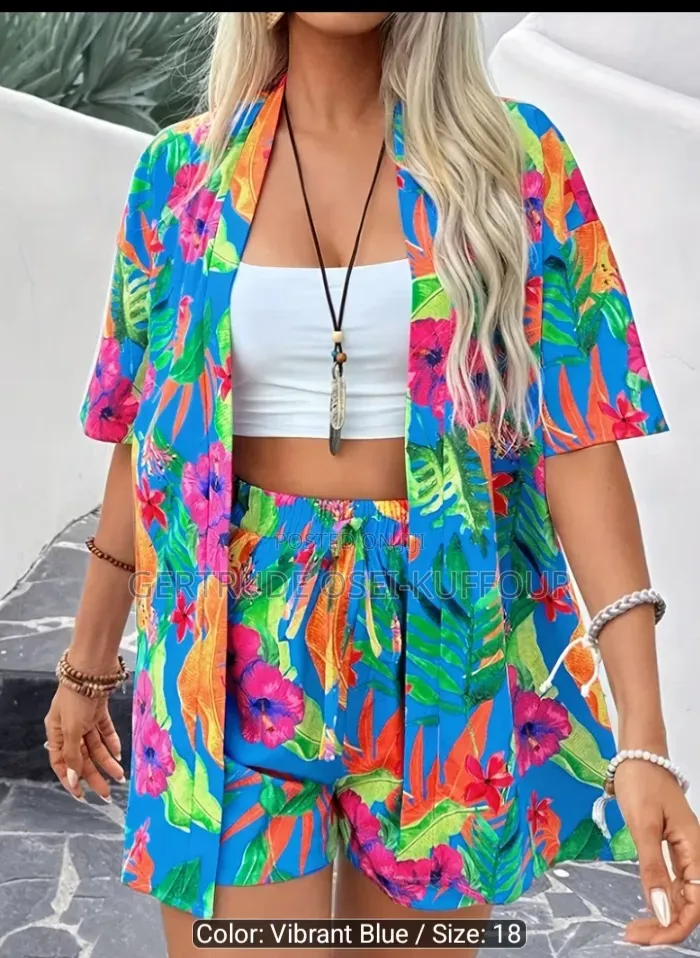 Ladies 2 PCS Shorts and Top
