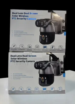Ubox 4G Dual Lens Dual Solar CCTV Camera.