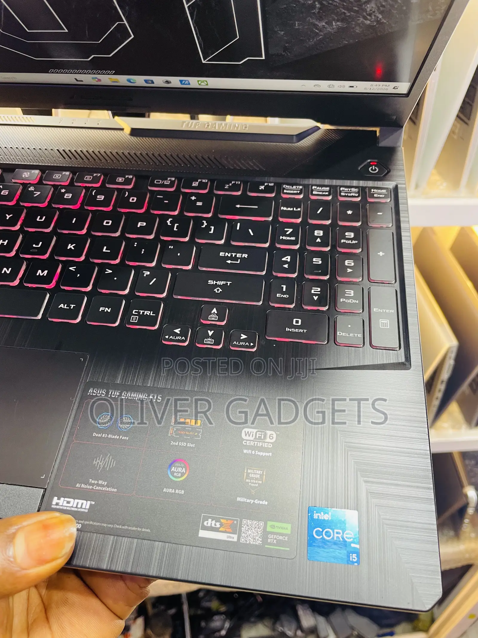 Laptop Asus TUF Gaming A15 16GB Intel Core i5 SSD 512GB