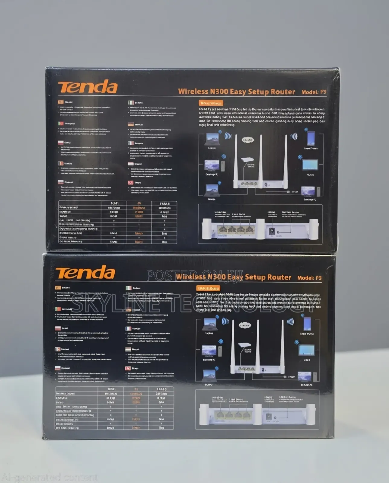 New Improved Tenda Wireless Repeater/Extender 300mbps High Speed.