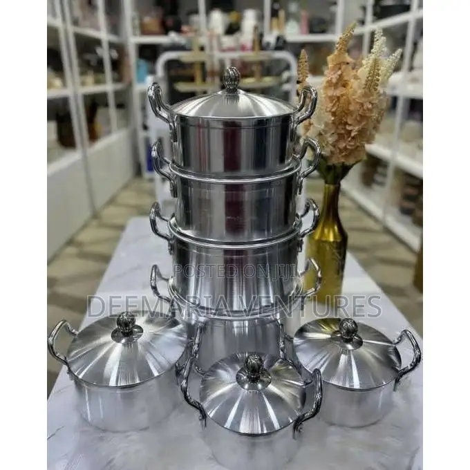 Mers Home Aluminum Quality Pots Sets (14pcs)