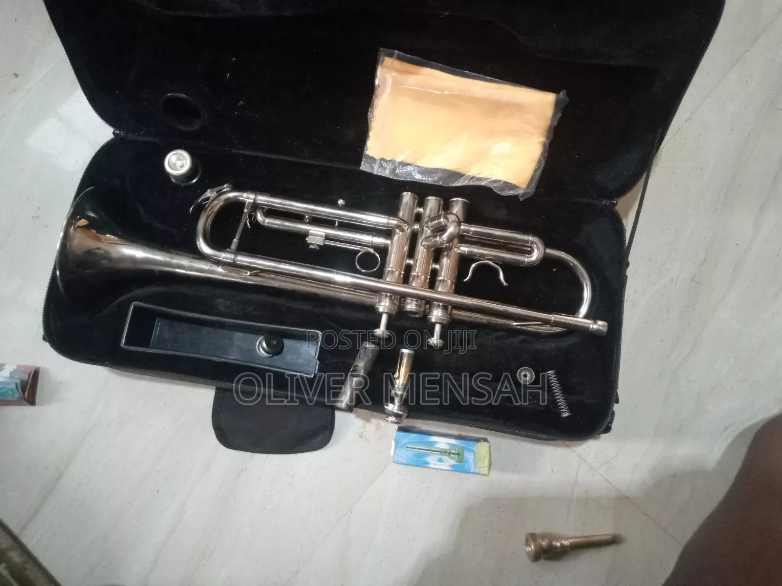 Trumpet in Box but the Second Valve Is Missing