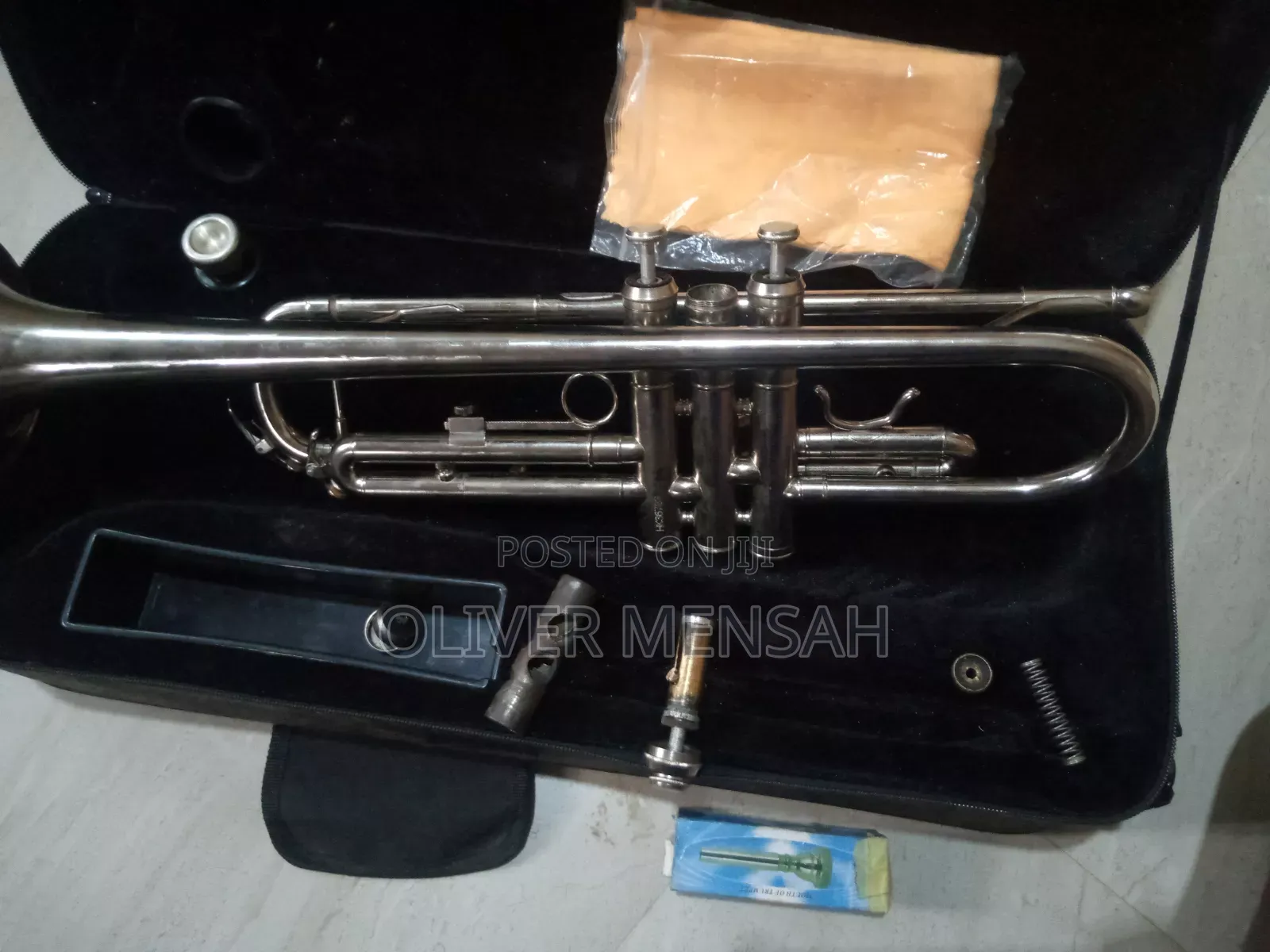 Trumpet in Box but the Second Valve Is Missing