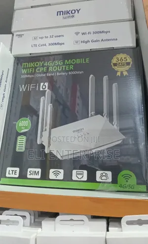 MIKOY 4g/5g Mobile WiFi CPE Router (Wi-Fi 6)