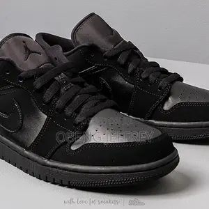 Original Air Jordan 1 Low Triple Black
