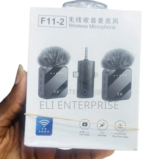 F11-2 3-in-1 Wireless Lavalier Microphone