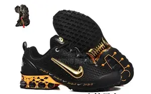 Original Nike Shox TL Black/Metallic Gold