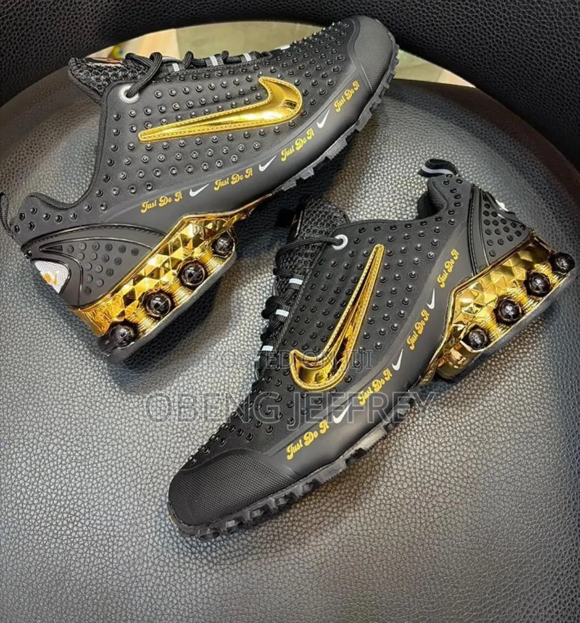 Original Nike Shox TL Black/Metallic Gold