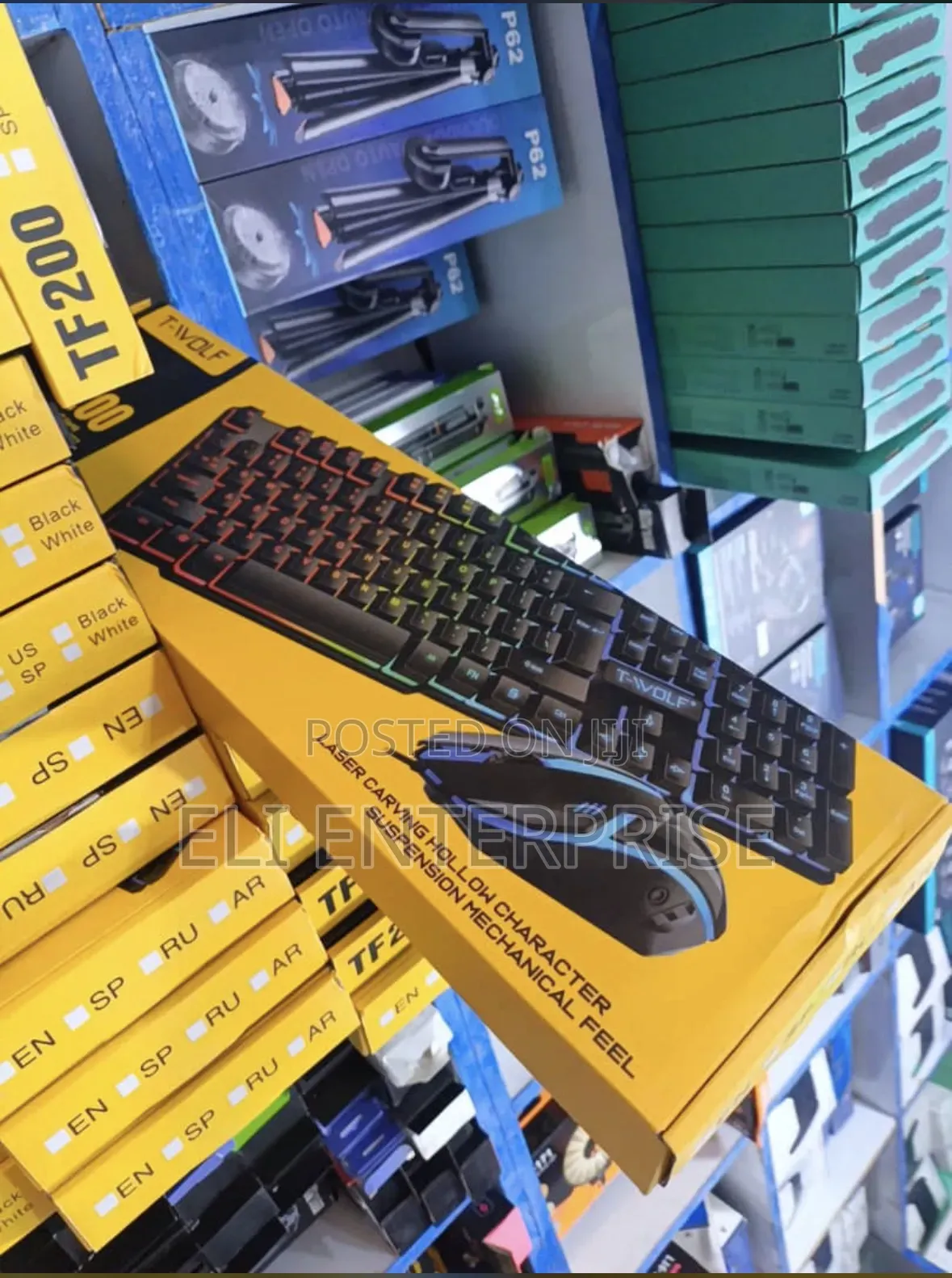 Wolf TF200 Is a Wired USB Gaming Keyboard and Mouse Combo