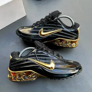 Original Nike Nocta Glossy Upper Black/Sole Metallic Gold