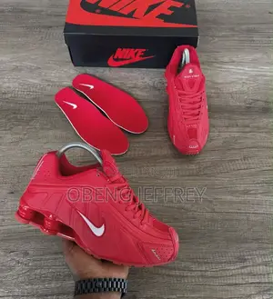 Original Nike Shox R4 Gym Red