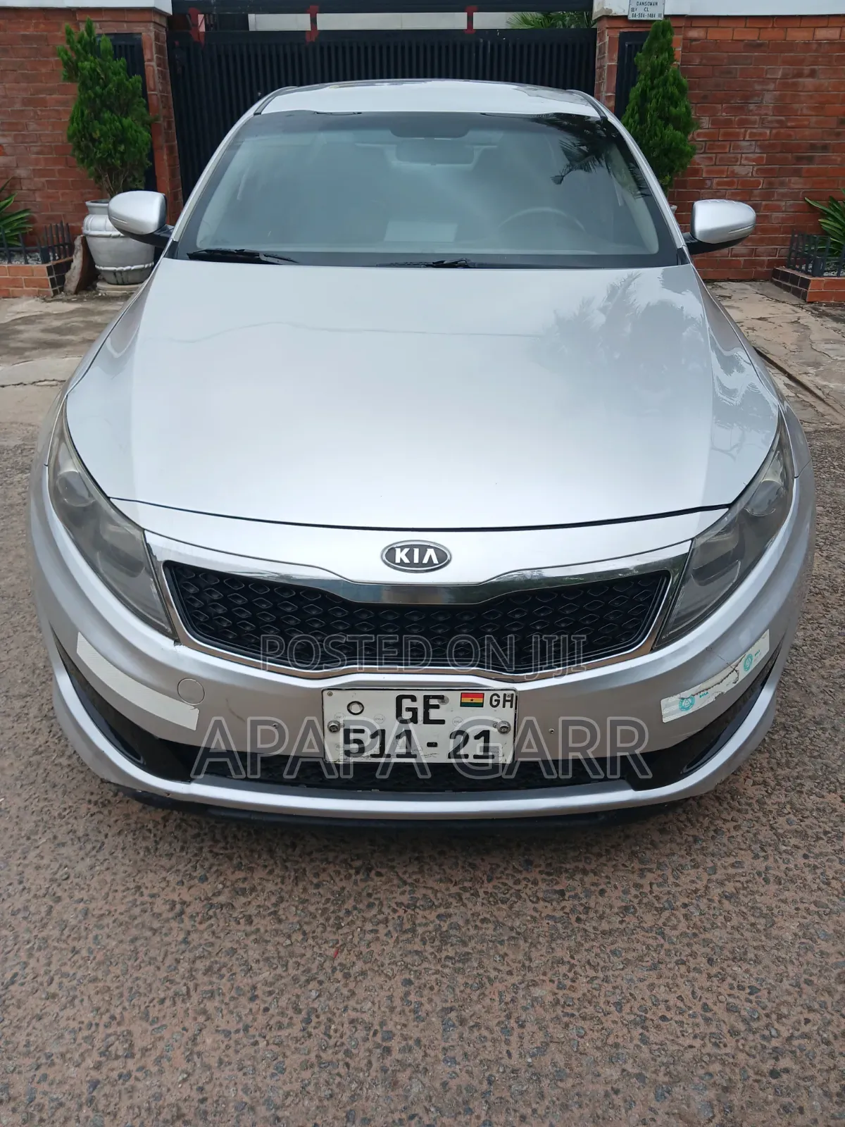 Kia K5 2014 Silver