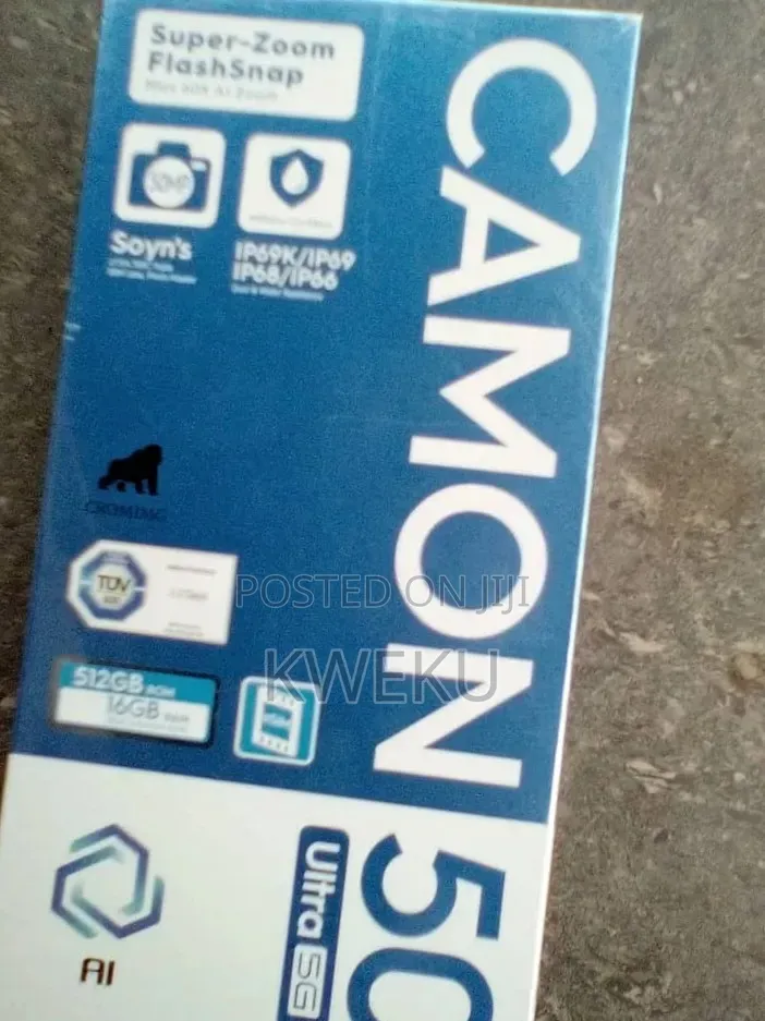New Tecno Camon 50 Ultra 512 GB Gray