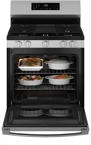 The GE 30-Inch Stainless Steel Gas Range (Model #GGF600AVSS)