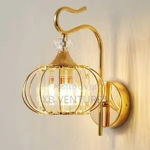 Morden Decorative Wall Lamp, Crystal Wall Lamp - Gold