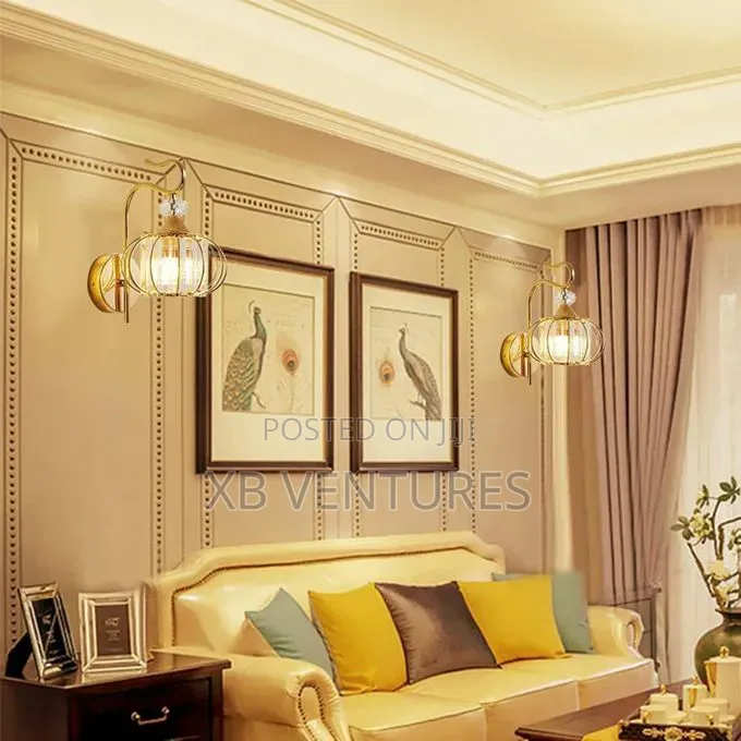 Morden Decorative Wall Lamp, Crystal Wall Lamp - Gold