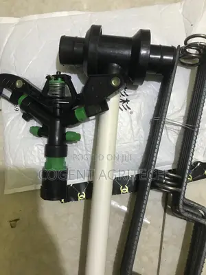 Sprinkler With Pole, Coupling and Stand