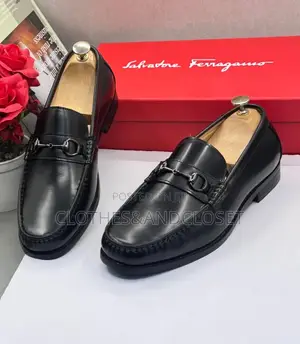 Salvatore Ferragamo Gancini Leather Loafer