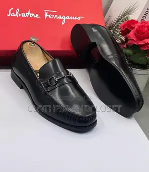 Salvatore Ferragamo Gancini Leather Loafer