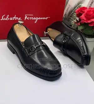 Salvatore Ferragamo Gancini Leather Loafer