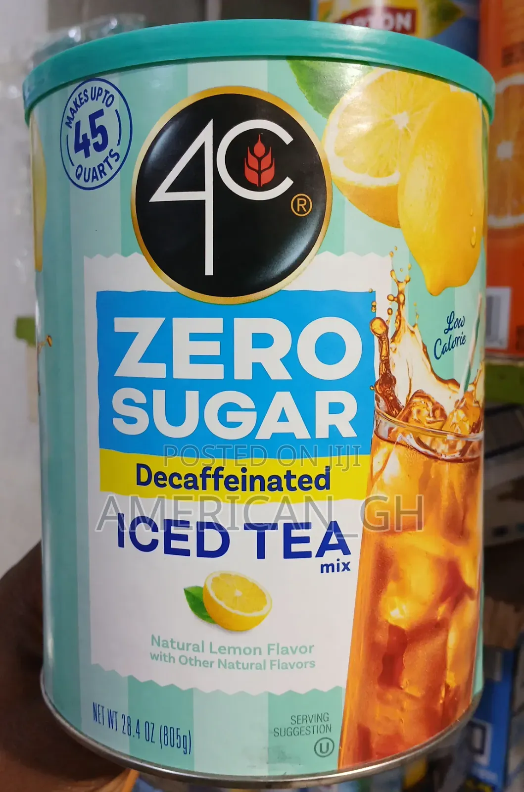 Zero Sugar Decaffeinated Iced Tea, 805g