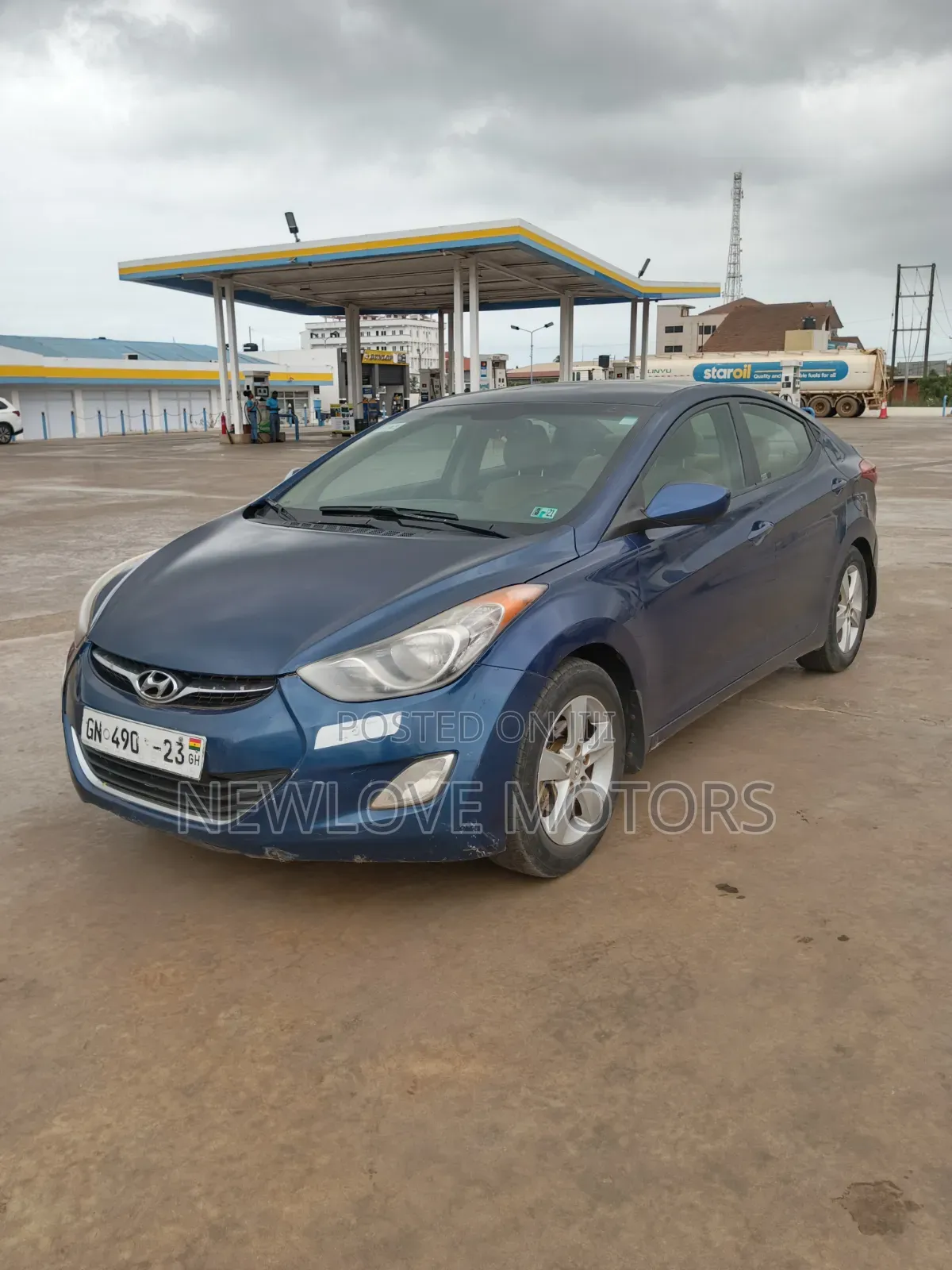 Hyundai Elantra 2013 Blue