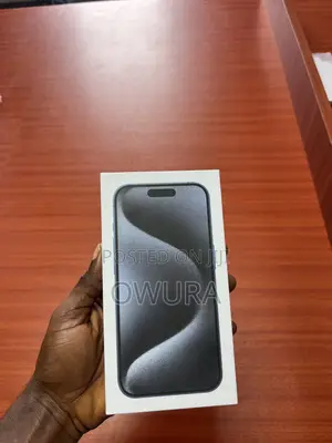 New Apple iPhone 15 Pro 256 GB Black