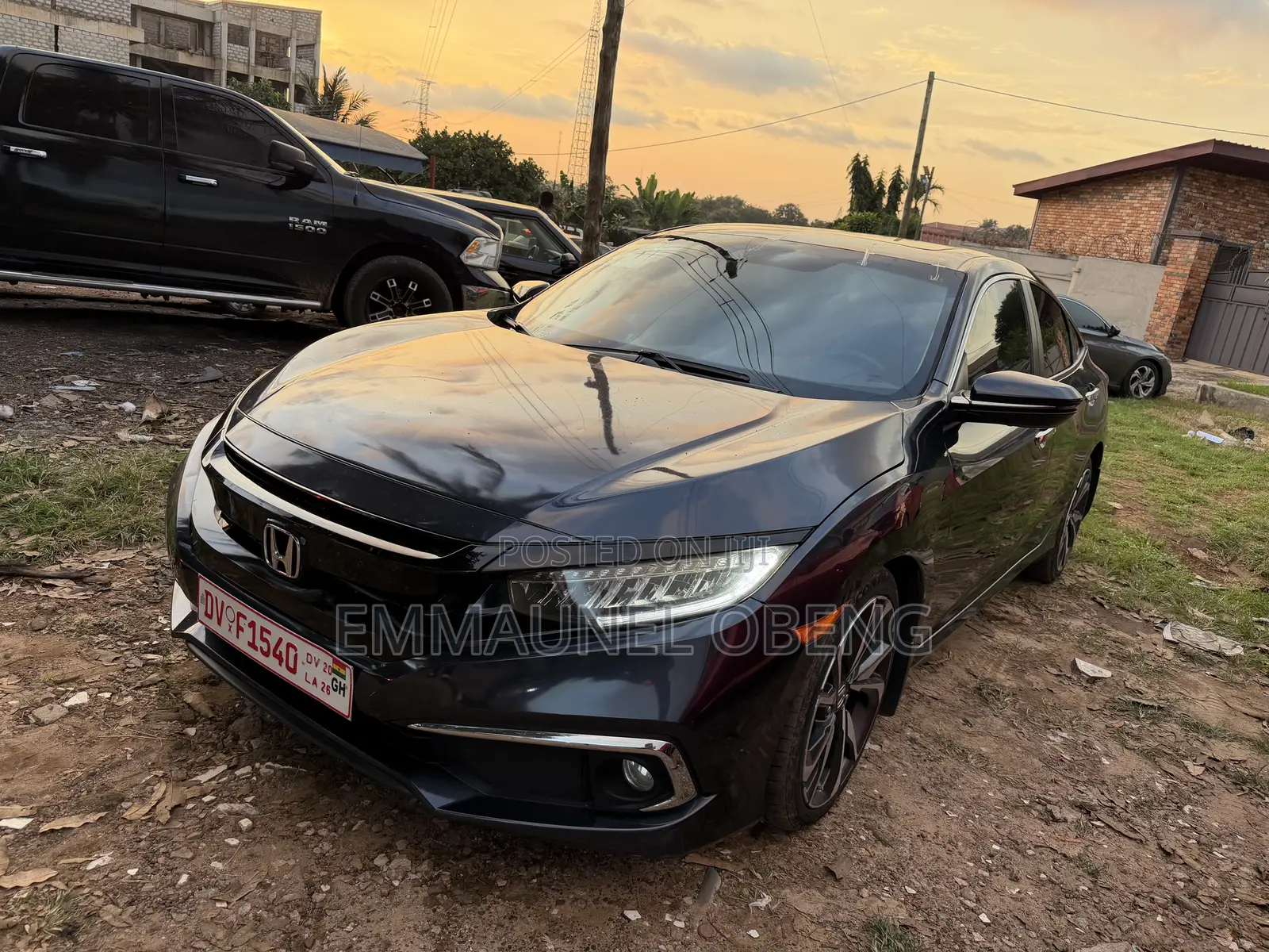 Honda Civic Touring Sedan 2020 Blue