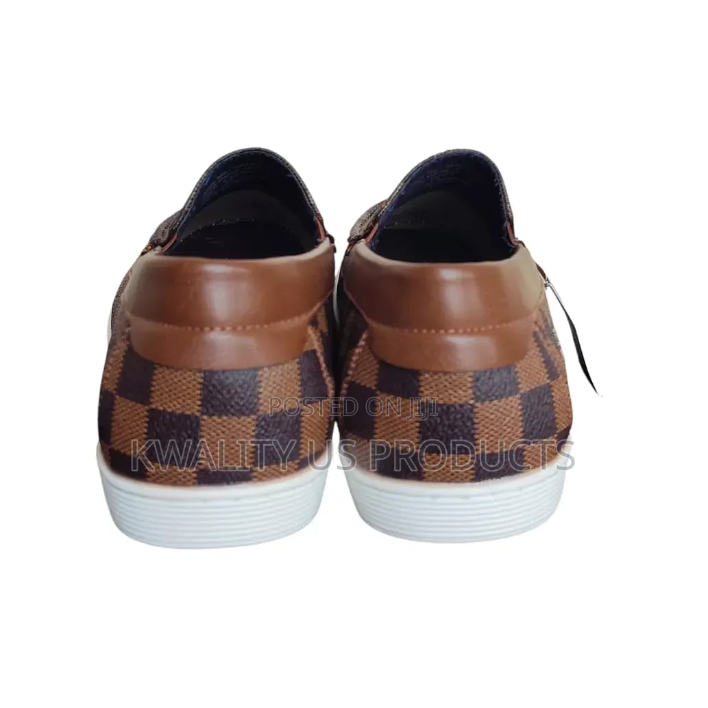 Beverly Hills Polo Club Men's Checkered Loafer- Size 43, 44