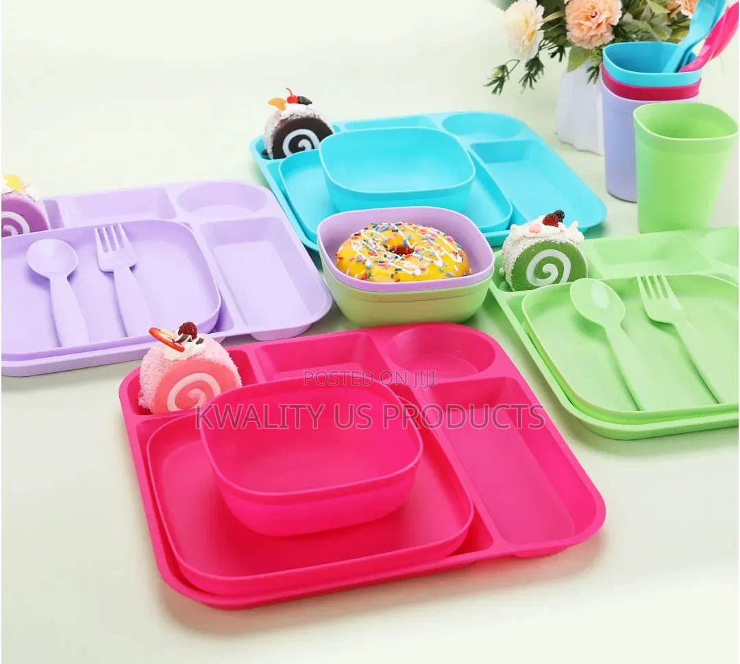 24-Piece Kids Dinnerware Set