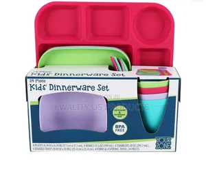 24-Piece Kids Dinnerware Set