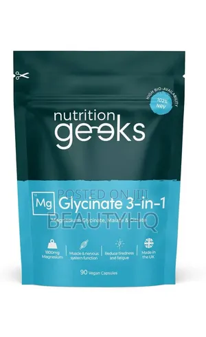 Nutrition Geeks Magnesium Glycinate 3in1