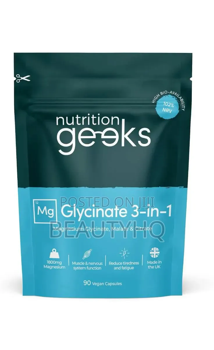Nutrition Geeks Magnesium Glycinate 3in1