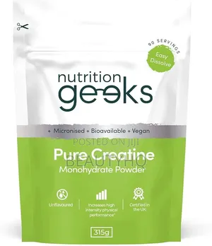 Nutrition Geeks Pure Creatine Monohydrate Powder