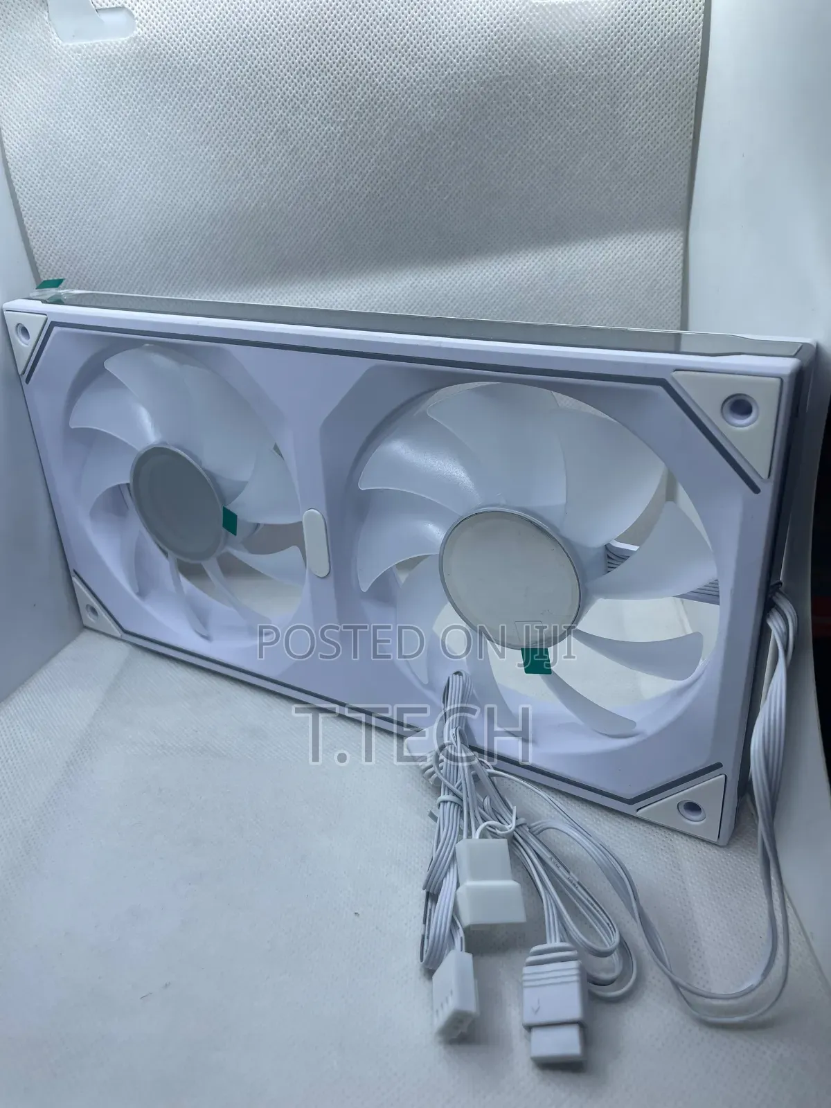240mm Argb Mirror Case Fan. Black and White