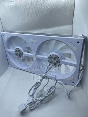 240mm Argb Mirror Case Fan. Black and White