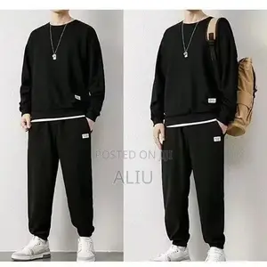 Men’s Cotton Sweatshirt Jogger Set