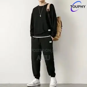 Men’s Cotton Sweatshirt Jogger Set