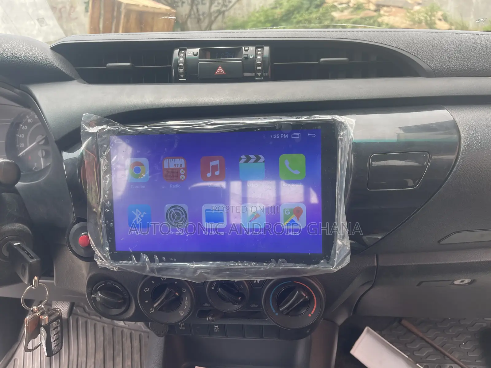 Toyota Hilux 2017 Android Infotainment Upgrade Screen
