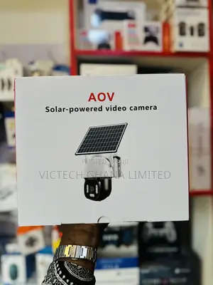 AOV Solar-Powered PTZ Security Camera