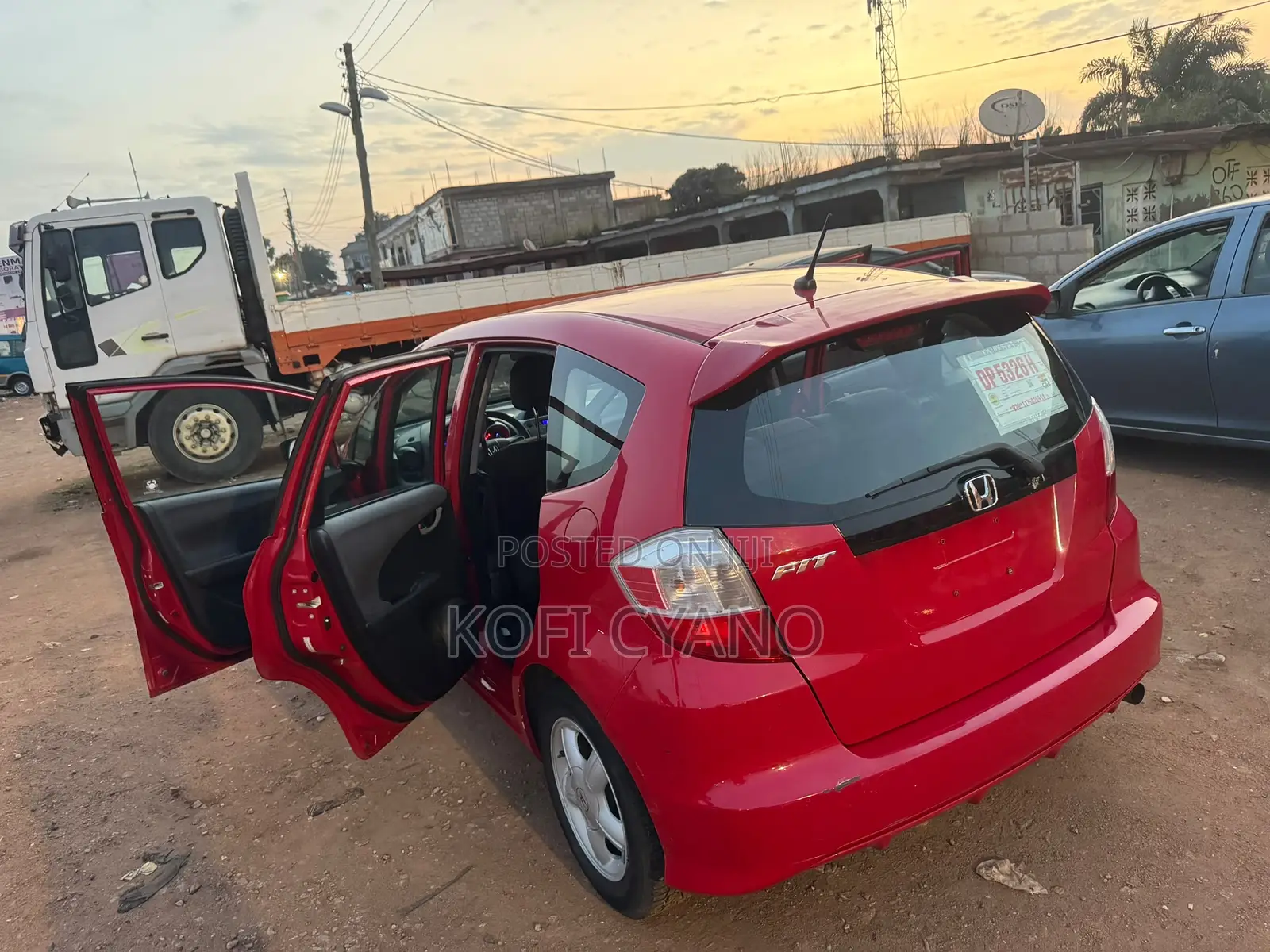 Honda Fit 2014 Red