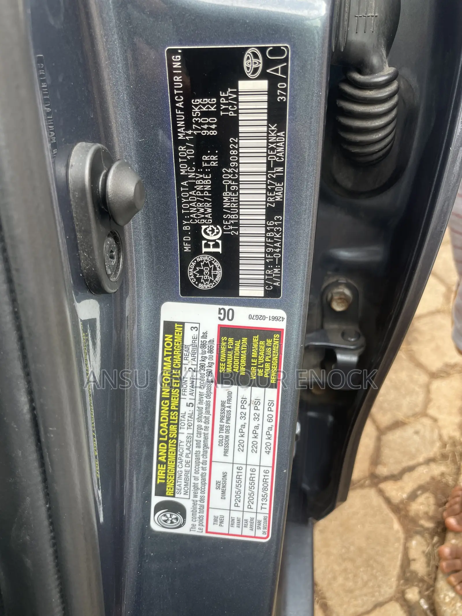 Toyota Corolla 2015 Pearl